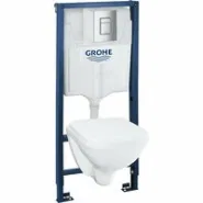 Комплект инсталляции GROHE Solido 4 в 1 с подвесным унитазом Lecico и сиденьем (39467000)