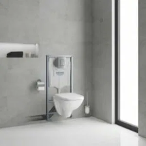 Комплект инсталляции GROHE Solido 4 в 1 с подвесным унитазом Lecico и сиденьем (39467000) Комплект инсталляции GROHE Solido 4 в 1 с подвесным унитазом Lecico и сиденьем (39467000)