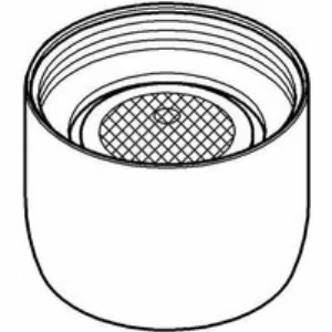 Аэратор GROHE 15 л/мин с резьбой М22 (13928000) Аэратор GROHE 15 л/мин с резьбой М22 (13928000)