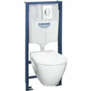 Комплект инсталляции GROHE Solido 4 в 1 с подвесным унитазом Lecico Serel и сиденьем (39441000) Комплект инсталляции GROHE Solido 4 в 1 с подвесным унитазом Lecico Serel и сиденьем (39441000)