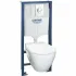 Комплект инсталляции GROHE Solido 4 в 1 с подвесным унитазом Lecico Serel и сиденьем (39441000) Комплект инсталляции GROHE Solido 4 в 1 с подвесным унитазом Lecico Serel и сиденьем (39441000)