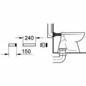 Впускной гарнитур GROHE (37102SH0) Впускной гарнитур GROHE (37102SH0)
