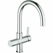 Смеситель для кухонной мойки GROHE Blue Pure с функцией фильтрации, без фильтра в комплекте, хром (33251000)