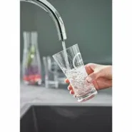 Смеситель для кухонной мойки GROHE Blue Pure с функцией фильтрации, без фильтра в комплекте, хром (33251000)