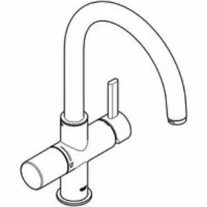 Смеситель для кухонной мойки GROHE Blue Pure с функцией фильтрации, без фильтра в комплекте, хром (33251000) Смеситель для кухонной мойки GROHE Blue Pure с функцией фильтрации, без фильтра в комплекте, хром (33251000)