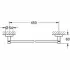 Держатель для полотенца GROHE Essentials 450 мм, хром (40688001) Держатель для полотенца GROHE Essentials 450 мм, хром (40688001)