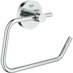 Держатель для туалетной бумаги без крышки GROHE Essentials, хром (40689001) Держатель для туалетной бумаги без крышки GROHE Essentials, хром (40689001)