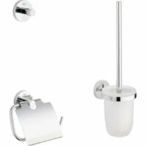 Набор аксессуаров, GROHE Essentials, 3 в 1, хром, (40407001) Набор аксессуаров, GROHE Essentials, 3 в 1, хром, (40407001)