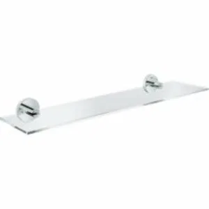 Стеклянная полочка GROHE Essentials 530 мм, хром (40799001) Стеклянная полочка GROHE Essentials 530 мм, хром (40799001)
