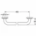 Ручка для ванной GROHE Essentials 450 мм, хром (40793001) Ручка для ванной GROHE Essentials 450 мм, хром (40793001)