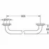 Ручка для ванной GROHE Essentials 600 мм, хром (40794001) Ручка для ванной GROHE Essentials 600 мм, хром (40794001)