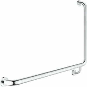 Поручень для ванны угловой GROHE Essentials, 940x600 мм, хром (40797001) Поручень для ванны угловой GROHE Essentials, 940x600 мм, хром (40797001)