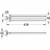 Держатель для полотенца GROHE Essentials Cube двойной, поворотный, хром (40624001) Держатель для полотенца GROHE Essentials Cube двойной, поворотный, хром (40624001)