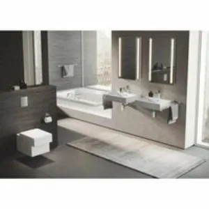 Держатель для полотенца GROHE Essentials Cube двойной, поворотный, хром (40624001) Держатель для полотенца GROHE Essentials Cube двойной, поворотный, хром (40624001)