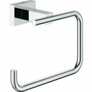 Держатель для туалетной бумаги GROHE Essentials Cube без крышки, хром (40507001) Держатель для туалетной бумаги GROHE Essentials Cube без крышки, хром (40507001)