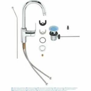 Смеситель для раковины GROHE Eurosmart, L-size, хром (23537002) Смеситель для раковины GROHE Eurosmart, L-size, хром (23537002)