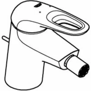 Смеситель для биде GROHE Eurostyle с донным клапаном, S-size, хром (33565003) Смеситель для биде GROHE Eurostyle с донным клапаном, S-size, хром (33565003)