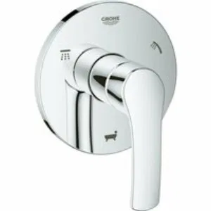 Внешняя часть переключателя потоков GROHE Eurosmart на 3 положения, хром (19972002) Внешняя часть переключателя потоков GROHE Eurosmart на 3 положения, хром (19972002)