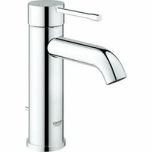 Смеситель для раковины GROHE Essence с донным клапаном, S-size, хром (23591001) Смеситель для раковины GROHE Essence с донным клапаном, S-size, хром (23591001)