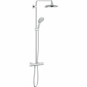 Душевая система GROHE Euphoria Power&Soul 190 с термостатом для душа, хром (26186000) Душевая система GROHE Euphoria Power&Soul 190 с термостатом для душа, хром (26186000)