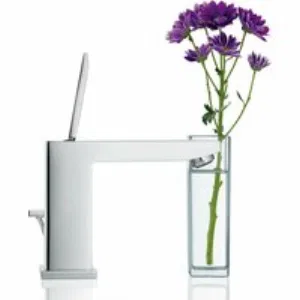 Смеситель для раковины GROHE Eurocube Joy с донным клапаном, M-size, хром (23657000) Смеситель для раковины GROHE Eurocube Joy с донным клапаном, M-size, хром (23657000)