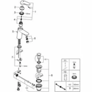 Смеситель для раковины GROHE Eurostyle, S-size, хром (23709003) Смеситель для раковины GROHE Eurostyle, S-size, хром (23709003)