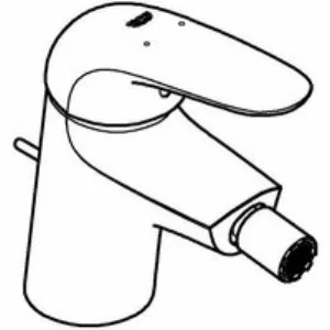 Смеситель для биде GROHE Eurostyle с донным клапаном, S-size, хром (23720003) Смеситель для биде GROHE Eurostyle с донным клапаном, S-size, хром (23720003)