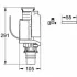Смывной клапан GROHE (38735000) Смывной клапан GROHE (38735000)