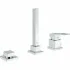 Смеситель для ванны GROHE Eurocube, хром (19966000) Смеситель для ванны GROHE Eurocube, хром (19966000)
