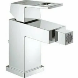 Смеситель для биде GROHE Eurocube с донным клапаном, хром (23138000) Смеситель для биде GROHE Eurocube с донным клапаном, хром (23138000)