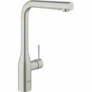 Смеситель для кухни GROHE Essence с вытяжным душем, суперсталь (30270DC0)
