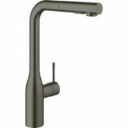 Смеситель для кухни GROHE Essence с вытяжным душем, темный графит матовый (30270AL0)