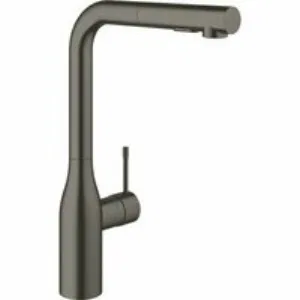 Смеситель для кухни GROHE Essence с вытяжным душем, темный графит матовый (30270AL0) Смеситель для кухни GROHE Essence с вытяжным душем, темный графит матовый (30270AL0)