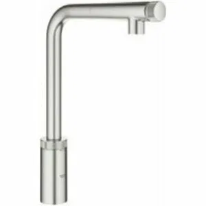 Смеситель для кухни GROHE Minta SmartControl с вытяжным L-изливом, суперсталь (31613DC0) Смеситель для кухни GROHE Minta SmartControl с вытяжным L-изливом, суперсталь (31613DC0)