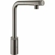Смеситель для кухни GROHE Minta SmartControl с вытяжным L-изливом, темный графит глянец (31613A00)