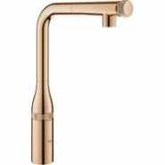 Смеситель для кухни GROHE Essence SmartControl с вытяжным изливом, теплый закат глянец (31615DA0)