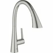 Смеситель для кухни GROHE Zedra с вытяжным душем 3jet, суперсталь (32294DC2)
