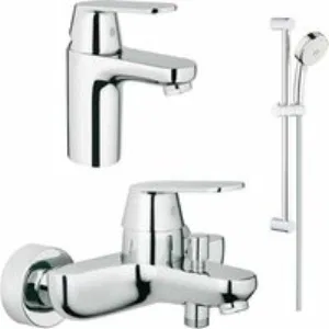 Готовый комплект для ванной комнаты GROHE Eurosmart Cosmopolitan (NB0002-2/S) Готовый комплект для ванной комнаты GROHE Eurosmart Cosmopolitan (NB0002-2/S)