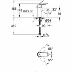 Готовый комплект для ванной комнаты GROHE Eurosmart Cosmopolitan (NB0002-2/S) Готовый комплект для ванной комнаты GROHE Eurosmart Cosmopolitan (NB0002-2/S)