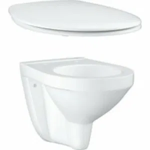 Унитаз подвесной GROHE Bau Ceramic с сиденьем с микролифтом, альпин-белый (NW0105) Унитаз подвесной GROHE Bau Ceramic с сиденьем с микролифтом, альпин-белый (NW0105)