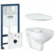 Комплект инсталляции GROHE Rapid SL 4 в 1 с унитазом Bau Ceramic и сиденьем с микролифтом (NW0117)