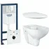 Комплект инсталляции GROHE Rapid SL 4 в 1 с унитазом Bau Ceramic и сиденьем с микролифтом (NW0117) Комплект инсталляции GROHE Rapid SL 4 в 1 с унитазом Bau Ceramic и сиденьем с микролифтом (NW0117)