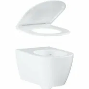 Унитаз подвесной GROHE Essence с сиденьем с микролифтом, альпин-белый (NW0123)