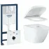 Комплект инсталляции GROHE Rapid SL 4 в 1 с унитазом Euro Ceramic и сиденьем с микролифтом (NW0133) Комплект инсталляции GROHE Rapid SL 4 в 1 с унитазом Euro Ceramic и сиденьем с микролифтом (NW0133)