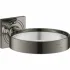 Держатель мыльницы и гнезда для фена GROHE Allure, темный графит глянец (40963A01) Держатель мыльницы и гнезда для фена GROHE Allure, темный графит глянец (40963A01)