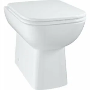 Унитаз напольный приставной безободковый GROHE Bau Edge, альпин-белый (39810000) Унитаз напольный приставной безободковый GROHE Bau Edge, альпин-белый (39810000)