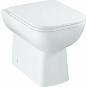 Унитаз напольный приставной безободковый GROHE Bau Edge, альпин-белый (39810000) Унитаз напольный приставной безободковый GROHE Bau Edge, альпин-белый (39810000)