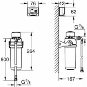 Комплект фильтра GROHE Blue с головкой и таймером (41136000) Комплект фильтра GROHE Blue с головкой и таймером (41136000)