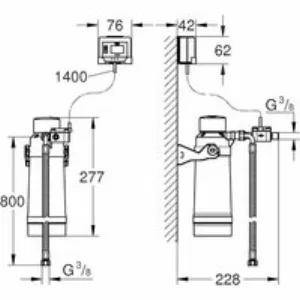 Комплект фильтра UltraSafe с головкой и счётчиком воды GROHE Blue (40876000) Комплект фильтра UltraSafe с головкой и счётчиком воды GROHE Blue (40876000)