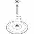 Верхний душ GROHE Rainshower Mono 310, 9,5 л/мин, 1 режим, 142 мм, фантомный черный (22122KF0) Верхний душ GROHE Rainshower Mono 310, 9,5 л/мин, 1 режим, 142 мм, фантомный черный (22122KF0)